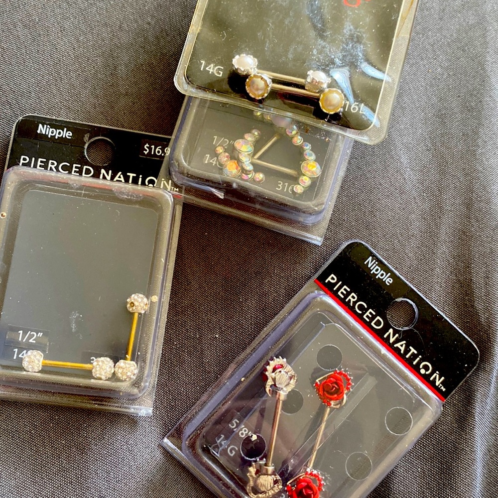 new nipple rings from Spencer’s